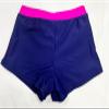 TAIKMD Girl's Kids 2-Piece Gymnastics Dance Outfit Athletic Active Set Racer Crop Top with Sport Shorts Swimsuit Clothes (Rose Red, 7-8) view 4