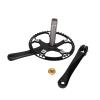 Bicycle Accessories 45/47/53T Bicycle Chainwheel Aluminium Alloy Bicycle Single Speed Hollow Integration Crankset Conversion Cranks Bike Parts (Color : 45T) view 4