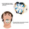 COOLLO SPORTS Lip Guard Mouthguard MAXX/Might Football and High Impact Sports Lip Protector for Adults & Youth (Strap Included) (Golden Black Fangs -(One Layer), with Case (Adult 8+)) view 2
