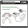 COOLLO SPORTS Lip Guard Mouthguard MAXX/Might Football and High Impact Sports Lip Protector for Adults & Youth (Strap Included) (Golden Black Fangs -(One Layer), with Case (Adult 8+)) view 3