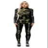 Honeystore Women's Skeleton Bodysuit Halloween Costume Bodycon Catsuit Jumpsuit BAX-161 S