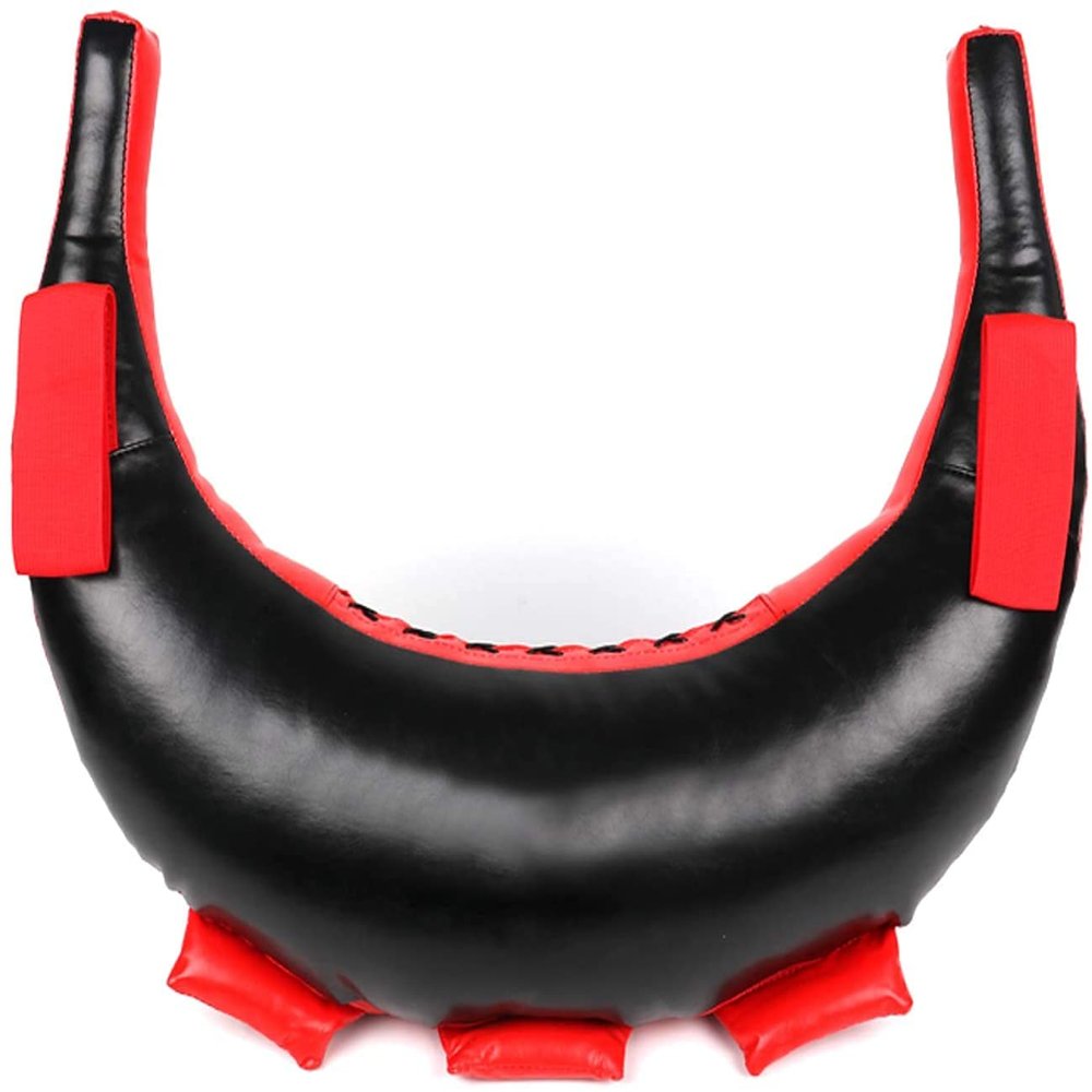 5-25kg Power Bag, Croissant Weight Training Sand Bag Sandbag Training Filled Weight Sand Power Bag for Functional Training Heavy Weight Exercises Lifting Workout (Red)