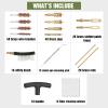 Swiss+Tech Universal Handgun Cleaning Kit, 16 Piece Gun Cleaning Kit with Cleaning Rod, Bore Brushes, Gun Cleaning Jags and Cleaning Patches, for Pistol and Handguns, Portable Case Included view 3
