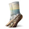 GULTMEE Funny Compression Socks Women and Men,Sailboat In Mediterranean Waves At Sunset Sky Relax Yacht Wind Relax Scenery,Best for Circulation,Running,Athletic,Nurse,Travel, -12 inch view 1