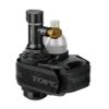 Topeak Tubi Master X Bike Tire Repair Kit  2-in-1 Tubeless Tire Repair and CO2 Inflation System, Compact CNC Aluminum Design with Mounting Strap and Plug Storage view 1