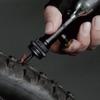 Topeak Tubi Master X Bike Tire Repair Kit  2-in-1 Tubeless Tire Repair and CO2 Inflation System, Compact CNC Aluminum Design with Mounting Strap and Plug Storage view 4