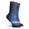 GULTMEE Fashion Compression Socks,Earth View At Night From Space Atmosphere Stars Fantastic Cosmic Galaxy Nebula,Performance Polyester Cushioned Athletic Crew Socks for Running,Athletic, -12 inch view 2