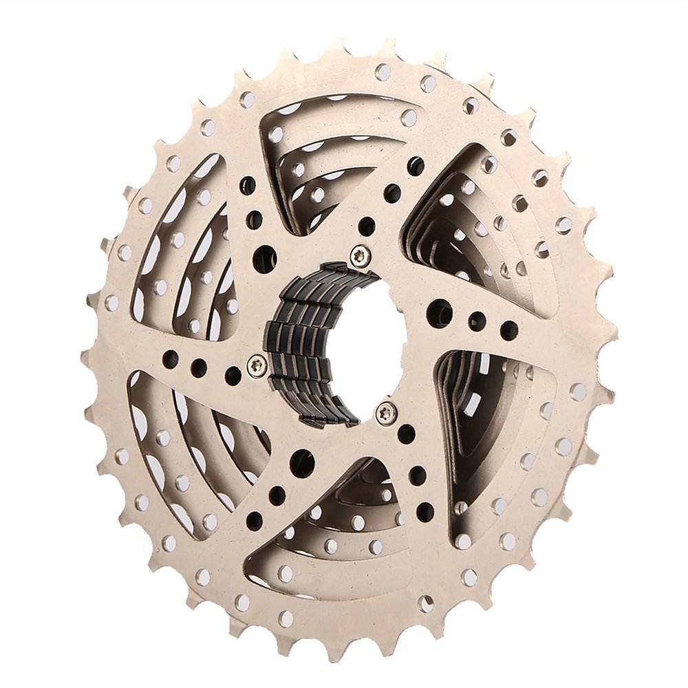 Bicycle Accessories Bike Cassette Freewheel Mountain Portable Waterproof Cycling Sprocket Speed 32T 36T Freewheel Elements 8 9 10 Bike Parts (Color : 10S)