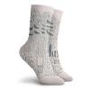 GULTMEE Just Breathe Funky Colorful Cushion Sport Socks,Love Is In The Air With,Athletic Cushioned Running Performance Crew Socks For Men/Women,Sage Green Beige -12 inch view 2