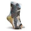 GULTMEE Fashion Compression Socks,Abstract Grunge Stylized Sketch Of A Skater Young Boy Exotic Sports Graphic,Performance Polyester Cushioned Athletic Crew Socks for Running,Athletic, -12 inch view 2