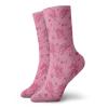 Angel Funny Compression Socks Women and Men,Eros With Hearts And Old Fashioned Polka Dots Rose Petals Valentine Retro,Best for Circulation,Running,Athletic,Nurse,Travel,Hot Pink Blush Magenta -12 inch view 1