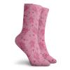Angel Funny Compression Socks Women and Men,Eros With Hearts And Old Fashioned Polka Dots Rose Petals Valentine Retro,Best for Circulation,Running,Athletic,Nurse,Travel,Hot Pink Blush Magenta -12 inch view 2