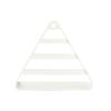 qiuqiu Triangle Jewelry Display Stand Wall Mounted Earring Holder Jewelry Holder Organizer Storage for Earrings Bracelet-wihte view 1