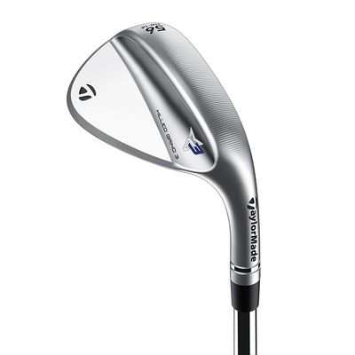 Taylor Made Milled Grind 3 Wedge Iron Dynamic Gold [HT Label] Steel Shaft Mens Golf Club Right Loft Angle: 58.12 Degree Flex: S