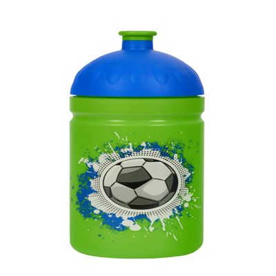 Eco Gourde 0.5L * Made in the EU* Child BPA Free Water Bottle Really Healthy and Eco (Football)