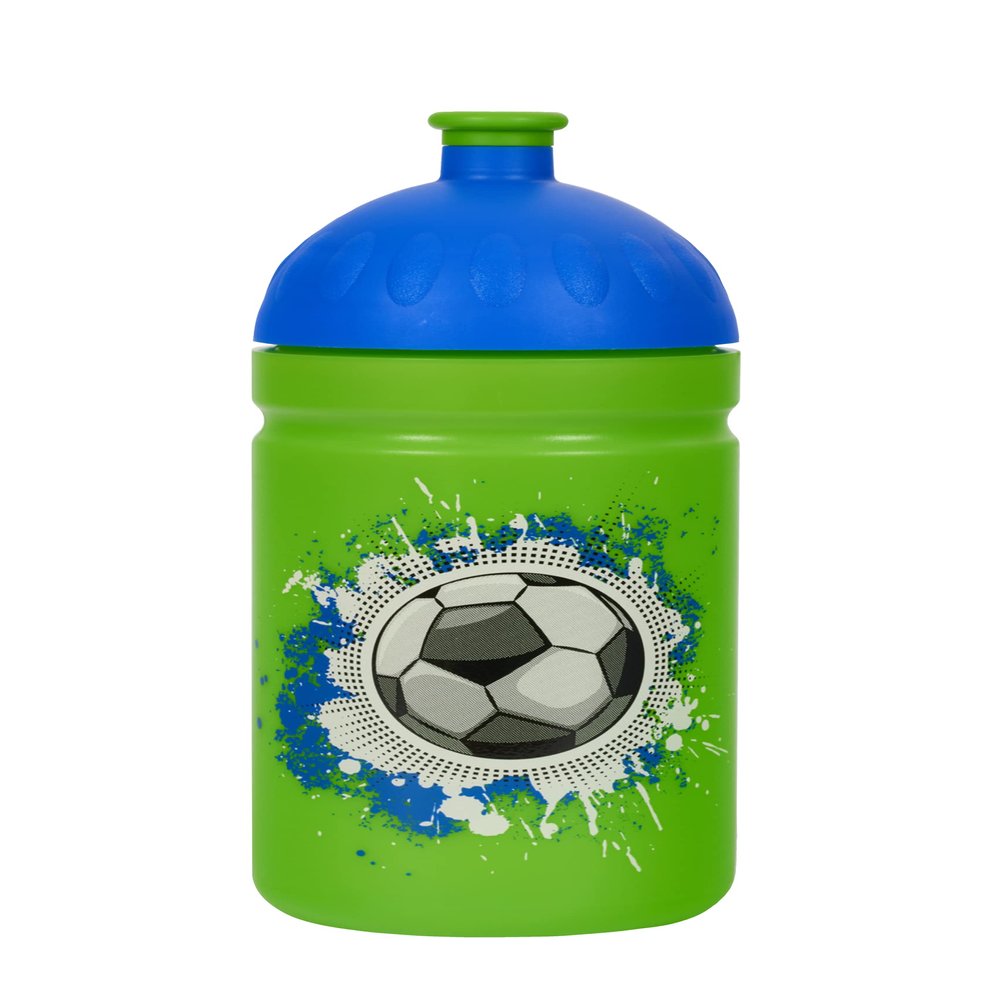 Eco Gourde 0.5L * Made in the EU* Child BPA Free Water Bottle Really Healthy and Eco (Football)