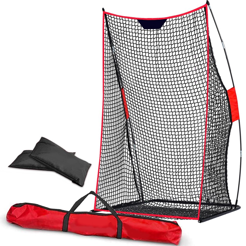 KAIDIDA Football Throwing Quarterback Net: 7x4FT Foldable Target Toss Training Game for Backyard Field Teens Adults Practice Gifts