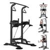 Dip Station Power Tower Core Strength Training view 1