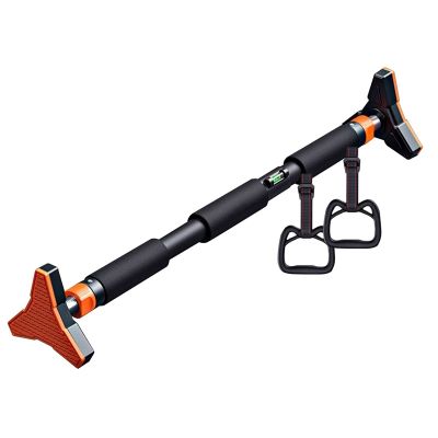 Pull Up Bars Doorway Chin Up Bar with Gymnastics Rings, Portable Upper Body Exercise Horizontal Bar, 73-100cm Adjustable, Load 250kg (Size : 100-125cm)