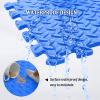 XQKXHZ Foam Mat Floor Tiles, Interlocking EVA Puzzle Exercise Mat, Soft Fitness Flooring for Gyms, Yoga, Workout, Exercising, Yoga, Camping, Playroom, 60 x 60 x 1cm,Blue,6pcs view 4