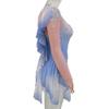 LIUHUO Figure Skating Children's Training Performance Skating Dress Gradient Blue view 3