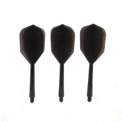 Integrated and Flights, 3 Pcs 2BA ABS Anti-Break Integrated and Flights(Black)