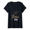Womens Prefect Spiritual Love Gangster Yoga V-Neck T-Shirt view 1