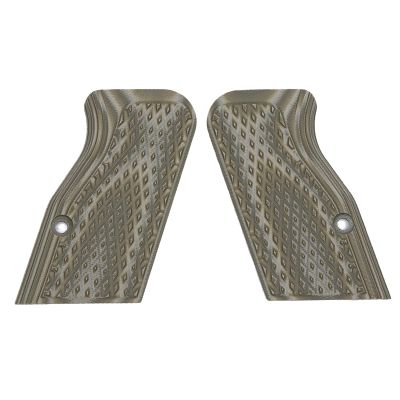 Guuun G10 Grips for Tanfoglio Tactical Palm Diamond Cut Big Scoop Texture - Short Length