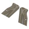 Guuun G10 Grips for Tanfoglio Tactical Palm Diamond Cut Big Scoop Texture - Short Length view 3