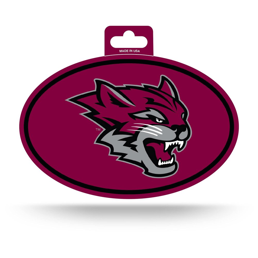 Rico Industries NCAA Chico State Wildcats Color Team Logo Oval Sticker