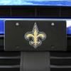 FANMATS 33613 New Orleans Saints 3D Black License Plate view 2