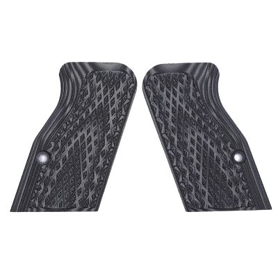 Guuun G10 Grips for Tanfoglio Tactical Palm Diamond Cut Big Scoop Texture - Short Length
