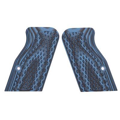 Guuun G10 Grips for Tanfoglio Tactical Palm Diamond Cut Big Scoop Texture - Short Length