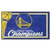 FANMATS 33589 Golden State Warriors 2022 NBA Finals Champions 3x5 Rug view 1