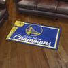 FANMATS 33589 Golden State Warriors 2022 NBA Finals Champions 3x5 Rug view 2