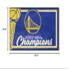 FANMATS 33589 Golden State Warriors 2022 NBA Finals Champions 3x5 Rug view 3