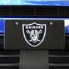 FANMATS 33612 Las Vegas Raiders 3D Black License Plate view 2