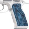 Guuun G10 Grips for Tanfoglio Tactical Palm Diamond Cut Big Scoop Texture - Medium Length view 1
