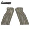 Guuun G10 Grips for Tanfoglio Tactical Palm Diamond Cut Big Scoop Texture - Medium Length view 2