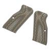Guuun G10 Grips for Tanfoglio Tactical Palm Diamond Cut Big Scoop Texture - Medium Length view 3