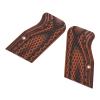 Guuun G10 Grips for Tanfoglio Tactical Palm Diamond Cut Big Scoop Texture - Short Length view 3