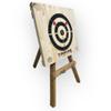 Tomahawk Targets - Large 4 Ring Wooden Axe and Knife Throwing Tripod Target Board and Stand, 4ft Tall (Axes not Included) view 4