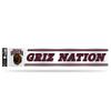 NCAA Montana Grizzlies Tailgate Sticker, 3 x 17-inches view 1