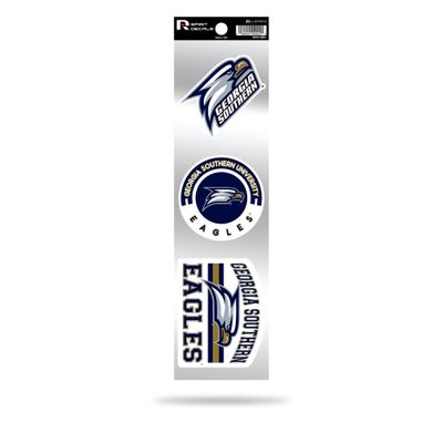 NCAA Georgia Southern Eagles 3-Piece Retro Spirit Decals Retro Decal Set