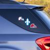NCAA Georgia Southern Eagles 3-Piece Retro Spirit Decals Retro Decal Set view 3