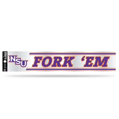 NCAA Northwestern State Demons Tailgate Sticker, 3 x 17-inches
