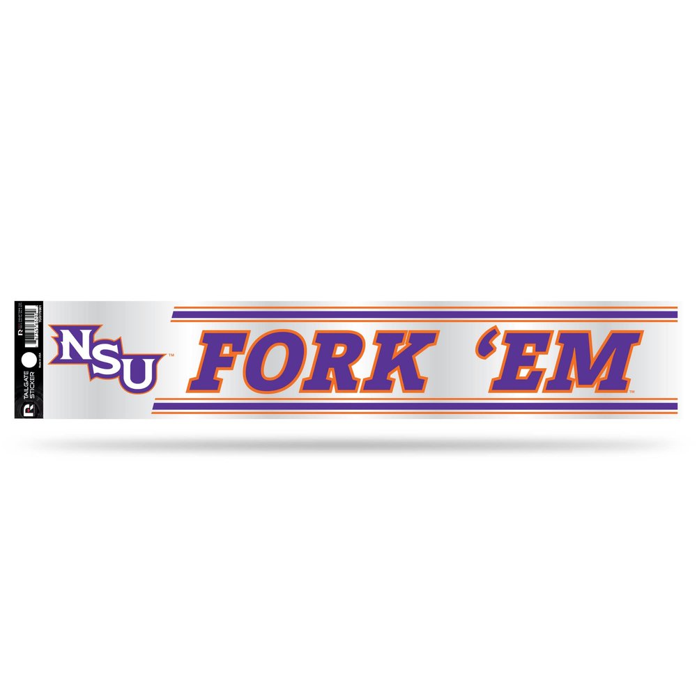NCAA Northwestern State Demons Tailgate Sticker, 3 x 17-inches
