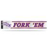 NCAA Northwestern State Demons Tailgate Sticker, 3 x 17-inches view 1