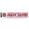 NCAA Louisiana Ragin' Cajuns Tailgate Sticker, 3 x 17-inches view 1