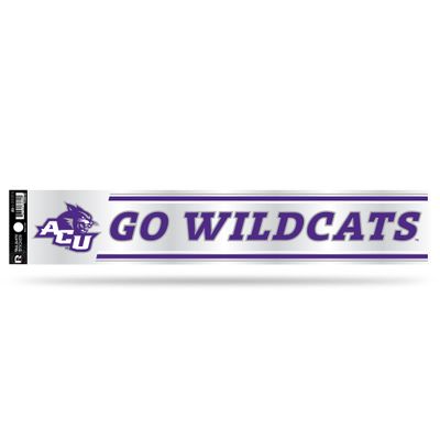 NCAA Abilene Christian Wildcats Tailgate Sticker, 3 x 17-inches